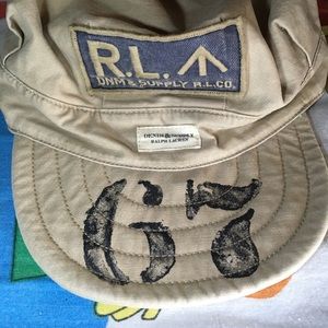 Ralph Lauren polo denim stretch OS fits all hat !!